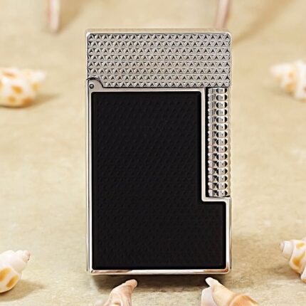Karl Wieden KW-T021038A Palladium Black Lacquer butane lighter product gallery photograph 1