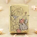 KZ117 secondary Tom and Jerry cartoon scene engraved on the brass Armor case
