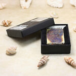 Japanese Zippo smoked gold circle dragon lighter – alternate view 6