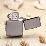 Japanese Zippo Black Ice dragon head emblem lighter – alternate view 3
