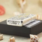 KZ127 elephant engraved lighter displayed on the original Zippo box