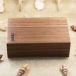 KZ127 closed wooden presentation box for the elephant Zippo Armor lighter