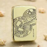 KZ161 American Classic 1932–2008 engraved emblem, close-up