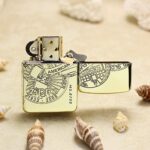 KZ161 American Classic Windy Zippo 1941 Replica shown open