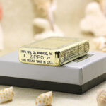 KZ166 medieval fantasy engraved lighter, reverse view