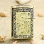 KZ166 Game of Thrones-themed Zippo 1941 Replica lighter, front view