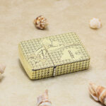 KZ167 Stars Windy five-side engraved lighter, reverse view