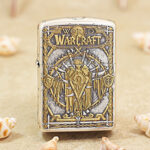 KZ180 World of Warcraft-themed Zippo Armor lighter, front view