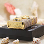 Zippo Gold-Tone Full Crystal Cross Jacket Lighter – alternate view 5