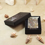 Full presentation view of the engraved Tang Dynasty Zippo Armor lighter