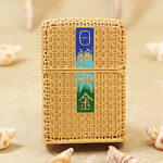 Zippo Gold-Tone Enamel Auspicious Beasts Jacket Lighter – alternate view 1