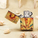 Zippo Year of the Horse full-wrap color lighter – alternate view 2