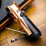 LUBINSKI YJA-10038 3-in-1 single-jet cigar lighter with punch and cigar rest, alternate view