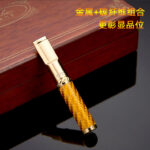 ZOBO ZB-367 carbon fiber cigarette holders for three cigarette sizes