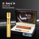 ZOBO ZB-389 reusable metal cigarette filter holder with three-size fitting