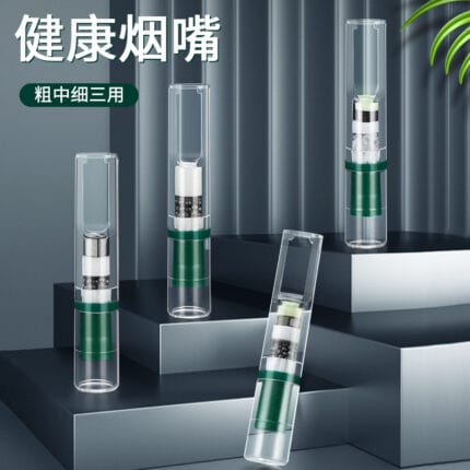 ZOBO ZB-405 disposable cigarette filters for regular medium and slim cigarettes