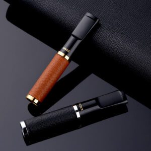 ZOBO Recyclable Multi-Filtering Leather Jacket Cigarette Filter Holder