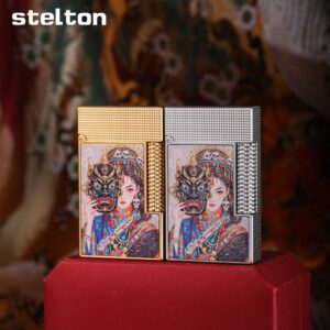 Stelton Line 2 Perfect Ping Sound Tibetan Buddhist Goddess Lighter
