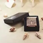 KZ331 solid copper St Benedict lighter in Zippo presentation box