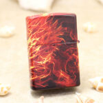 Zippo Fire Dragon full-wrap color lighter – alternate view 1