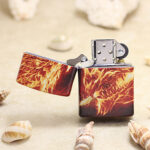 Zippo Fire Dragon full-wrap color lighter – alternate view 2