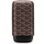 CigarLoong CL-031 wave-pattern leather cigar case for three cigars, alternate product view 5