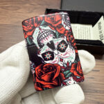 Zippo Devil Rose full-wrap color lighter – alternate view 4