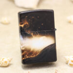 Zippo Eye of the Sky full-wrap color lighter – alternate view 1