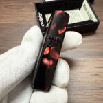 Zippo Flaming Skull full-wrap color lighter – alternate view 3
