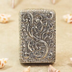 Zippo Antique Silver-Tone Cross Heavy Metal Jacket Lighter – alternate view 1