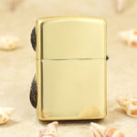 Japanese Zippo etched brass Large Snake Emblem lighter - view 2