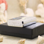 Japanese Zippo Armor Silver Mother-of-Pearl inlay lighter - view 6