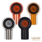 LUBINSKI LB-ASH-026 plated zinc alloy single-cigar ashtray