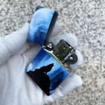 Zippo Wolf Scene full-wrap color lighter – alternate view 9