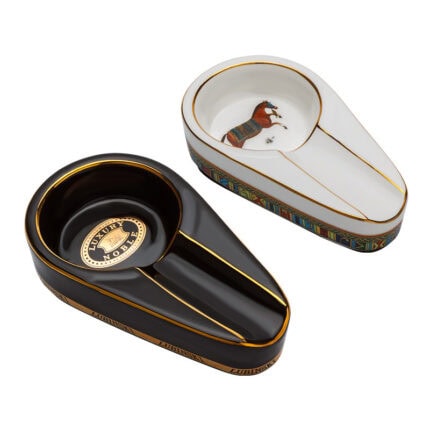 LUBINSKI P100 mini ceramic single-cigar ashtray