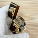 Japanese Zippo Gold Red Winning Winnie Horse lighter - view 2