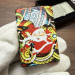 Zippo Santa Claus Village full-wrap color lighter – alternate view 1
