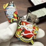 Zippo Santa Claus Village full-wrap color lighter – alternate view 7