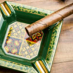 LUBINSKI YJA-20032 Baroque four-cigar ceramic ashtray, alternate product view 7