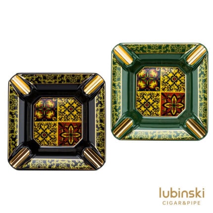 LUBINSKI YJA-20032 Baroque four-cigar ceramic ashtray