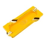 LUBINSKI YJA-20034 rectangular four-cigar ceramic ashtray with gold accents, alternate product view 8