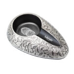 LUBINSKI YJA-20046 antique-finish arabesque single-cigar ashtray, alternate product view 5