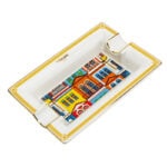 LUBINSKI YJA-20048 Havana Scene Two-Cigar Bone China Ashtray - product image 9