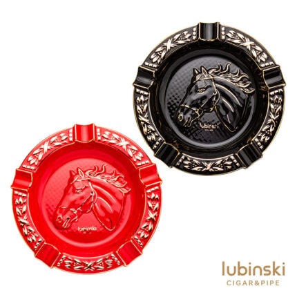 LUBINSKI YJA-20052 Year of the Horse five-cigar ceramic ashtray