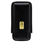 LUBINSKI YJA-50018 wheat-ear woven leather cigar case for three cigars, alternate product view 5