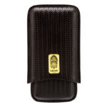 LUBINSKI YJA-50018 wheat-ear woven leather cigar case for three cigars, alternate product view 6