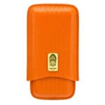 LUBINSKI YJA-50018 wheat-ear woven leather cigar case for three cigars, alternate product view 7