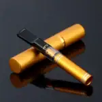 ZOBO ZB-396 reusable magnetic cigarette filter holder in gold and black