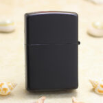 Japanese Zippo black matte angel cross lighter – alternate view 6