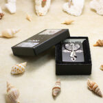 Japanese Zippo black matte angel cross lighter – alternate view 5
